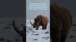 Woolly Rhinoceros - Extinct Species #mammal