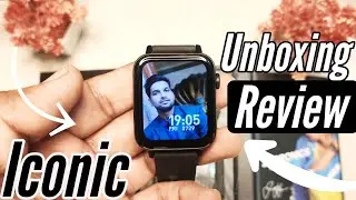 Zebronics iconic | unboxing review | amoled calling AOD smartwatch &bull; is it worth 🤔 #techpoke