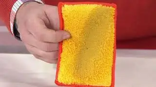 Set of 10 Assorted Size Microfiber Sponge Set by Campanelli on QVC