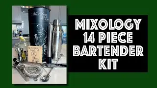 Mixology Bartender Kit 14 Piece Cocktail Shaker Set