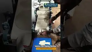 Samosa Patti Making Machine | Automatic Sheet Making Machine | Indian Machine Mart