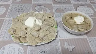 Сочные, вкусные пельмени. Juicy tasty dumplings. Dumplings d&eacute;licieux juteux.
