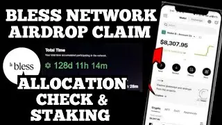 BLESS NETWORK ALLOCATION CHECKER AND STAKING UPDATE || BLESS AIRDROP CLAIM