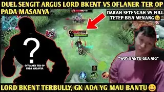 ARGUS LORD BKENT DIBULLY OFFLANER TER OP PADA MASANYA, GK ADA YG MAU BANTU😀