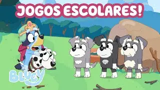30 MINUTOS Jogos Escolares com Bluey 💙 ✏️ ⭐️ | Bluey Português Brasil Canal Oficial