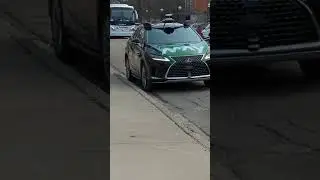 Arrival of May Mobility Ann Arbor robotaxi - 1st ride