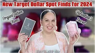 *NEW* Target Dollar Spot Finds 2024 / Money Saving Finds / Valentine's Decor / Organization Items
