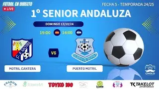 Futbol 11 - CF Motril Cantera vs Puerto Motril - 1era Senior - 13/10/24