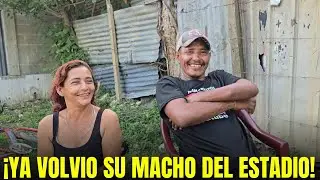#carmen le da la bienvenida a su macho #calibre50 hoy le toca jaiba en el otro viaje se va😋