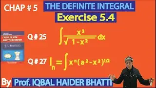 Ch#5|The Definite Integral| Ex 5.4 Q 25 and 27 |Calculus & Analytic Geometry by SM Yusuf Lec 42