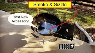 Weber 22” Kettle Turned into an Offset Smoker using the Flame Tech Smoke and Sizzle! / Boston Butt!