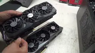 Installation of a new Geforce RTX 3090 Video card and a game test run