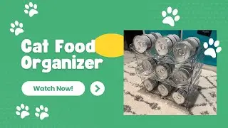 Organize 54 Cat Food Cans with This 3-Tier Pantry Organizer