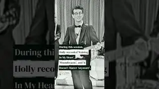 Buddy Holly recorded final chart-topper on Oct. 21, 1958 #BuddyHolly #ThisDayInMusic