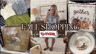 THR BEST TJ Maxx Fall Shopping 🍂 | Classic Fall Decor & Fashion Finds!!