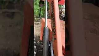 Ingersoll 7020 tractor homemade post hole auger