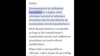 5.3.1.4 Eq Calibration & Metrological Traceability| ISO 15189 Med Labs Req for Quality & Competence