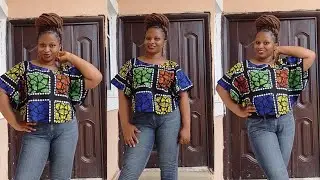 How to cut and sew a circle top with 1 yard of fabric in less than 10 minutes 😲(Shocking Result)&rdquo;