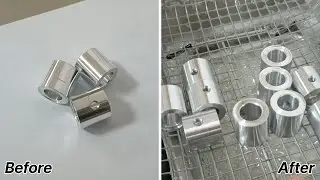 Aluminum Alloy Parts Degreasing with Skymen Ultrasonic Cleaner