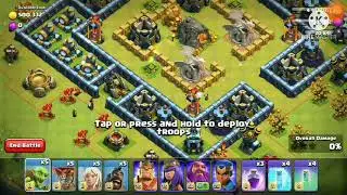 CLASH OF CLANS | My attack on Hog Mountain Challenge event. |COC