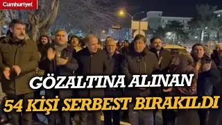 Van'da g&ouml;zaltına alınan 54 kişi serbest bırakıldı: 