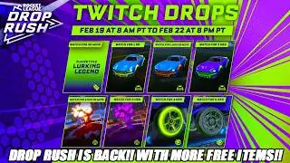 Drop Rush Is BACK With *NEW* FREE ITEMS!!! - Rocket League Update