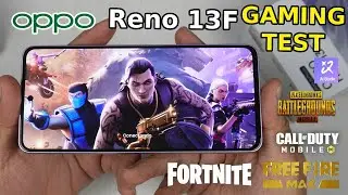 OPPO Reno 13F | Gaming TEST | Fortnite, Free Fire Max, COD, PUBG Mobile