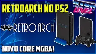 Retroarch no PS2 - Novo core! mGBA Game Boy Color e Game Boy Advanced!