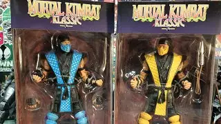 SUB-ZERO AND SCORPION ▪️ MCFARLANE TOYS KOMBAT KLASSIC MORTAL KOMBAT ACTION FIGURES!