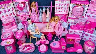16 Minutes Satisfying with Unboxing Princess Furniture Play Set Review Toys | ASMR