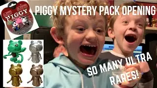 ROBLOX PIGGY INSANE MYSTERY PACK OPENING! MINI FIGURINES! BLIND BAGS! SO MANY RARES! JUMP SCARES!