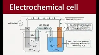 Electrochemical cell#chemistry #Conductivity#standard electrochemical cell#physical  chemistry