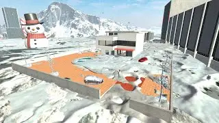 Franklin House Stuck in Snow in Indian Bike Driving 3D | Winter Mode #indianbikedriving3d 