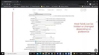 Customer Input Form Overview
