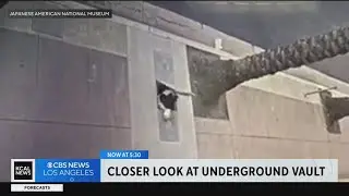 A closer look at the underground vault a homeless man was living in