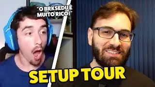 FIQUEI CHOCADO COM O SETUP TOUR DO BRKSEDU! - Goldenboy react