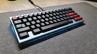 Veil65  - HMX Retro J -  Alu Plate Typing Test #customkeyboard #mechanicalkeyboard #typingtest #asmr