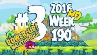 Angry Birds Friends Tournament Level 3 Week 190 Power Up Highscore Walkthrough