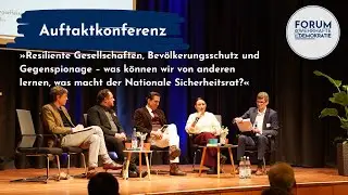 &raquo;Resiliente Gesellschaften, Bev&ouml;lkerungsschutz und Gegenspionage&laquo; &bull; Auftaktkonferenz, 21.11.2025
