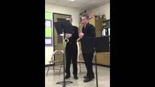 Shades of jazz sax duet