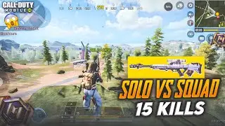 Solo vs Squad 😈 | 15 Kill Domination | CODM