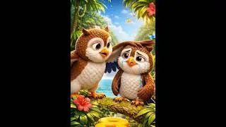 Count 7 & 8 🦉 | Learn Numbers with Animals | Kids Short