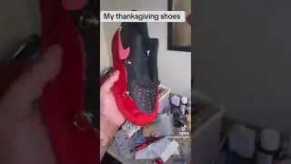 Af1 custom making me some thanksgiving customs #af1 #shoes #airforce1 #customaf1