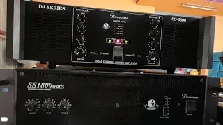 SS new Dj series dual channel power Amplifier 🔥 3600w . Anbu Audios &hearts;️ checking 💥