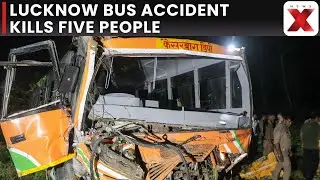 Lucknow Bus Accident: UP Bus Falls Into Ditch in Kakori | 5 Killed, Several Injured