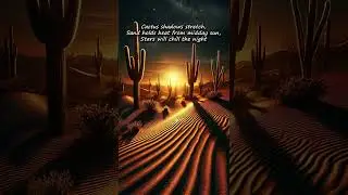 Desert Stillness - Mindfulness Through  Haiku 🌳🍃 | #Poetry #Mindfulness #Haiku #Relax