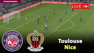 🔴En Direct- Toulouse contre Nice | French Ligue 1 2025/26 Match | PES21 Game Simulation