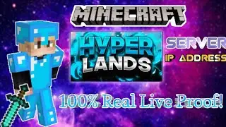 Hyperlands Server IP Address| 100%Real Live Proof | Minecraft |