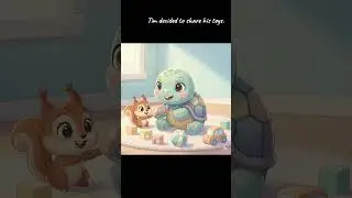 The Little Turtle Who Learned to Share 🐢 | Kids Story