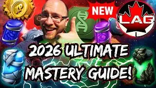 🆕 2026 Ultimate Mastery Guide!! 63 Possible Points! Hitting Level 65 Live! Learned From BG! - MCOC